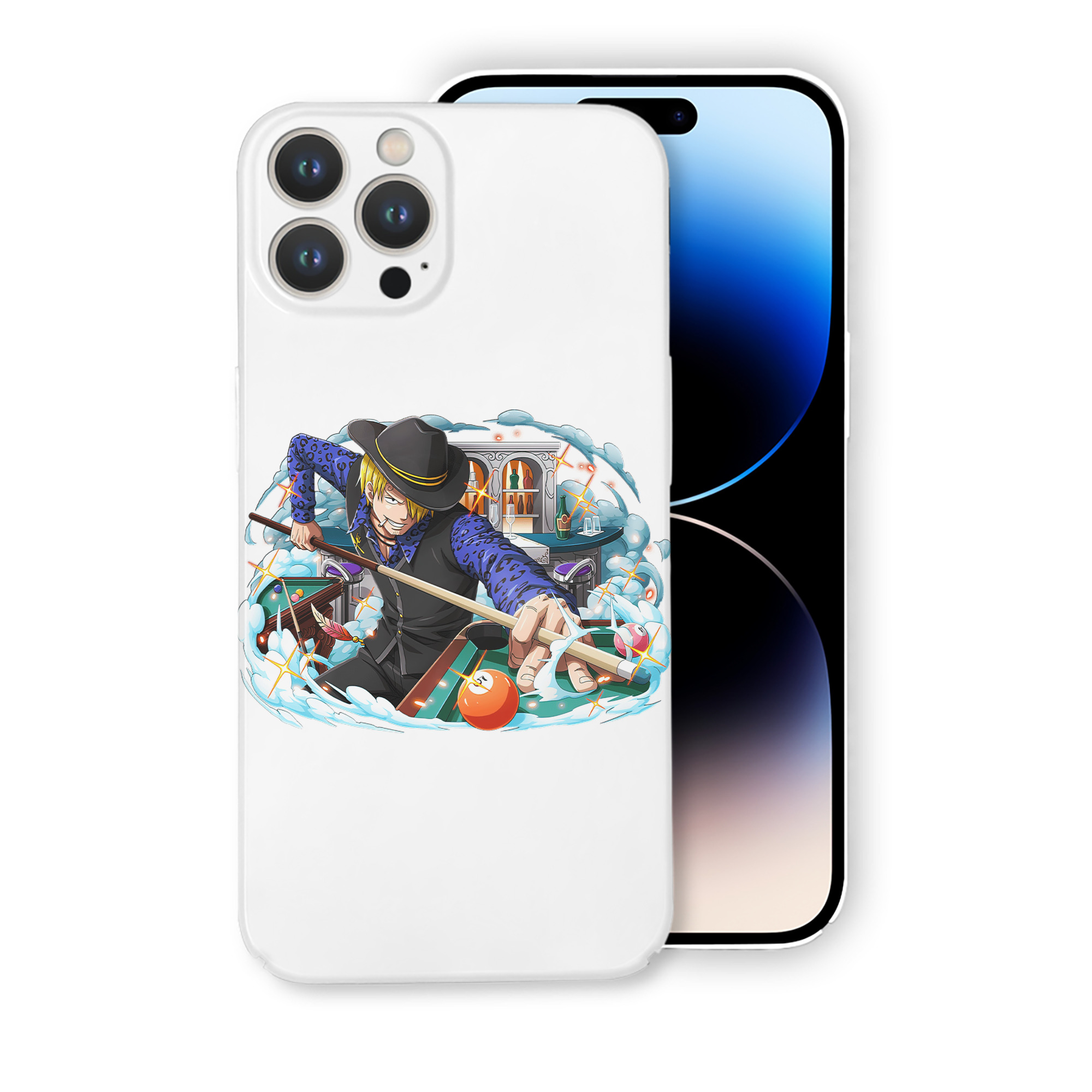 （画像用） ワンピース サンジ ONE PIECE Sanji 【iPhone 14シリーズ対応】ハードケース